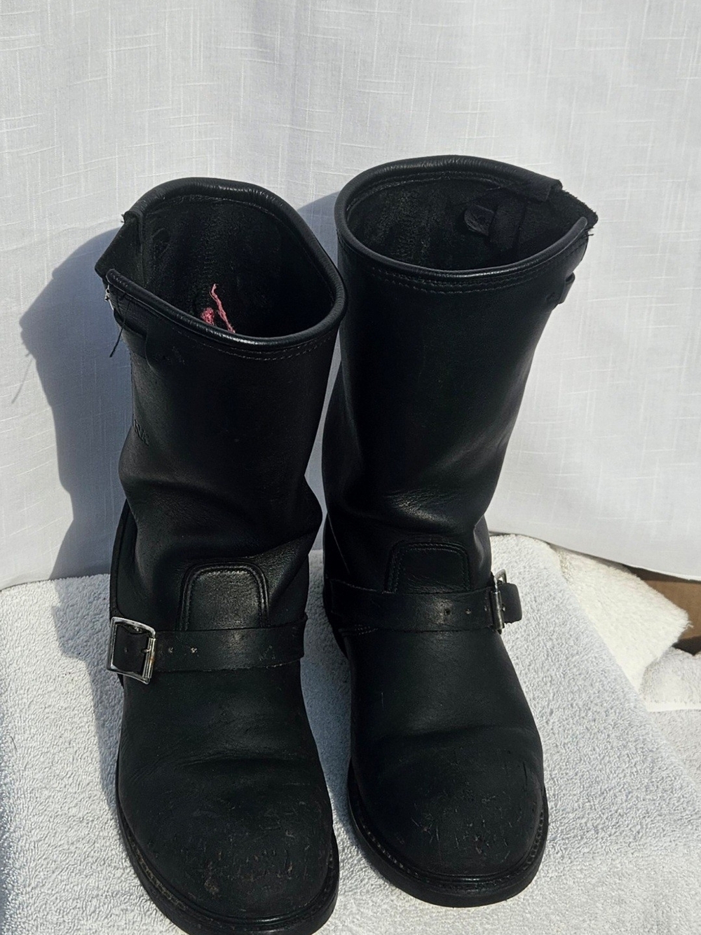 Carolina Union Made Boots Black Leather US 9.6 Men Perfect For Any Occasions